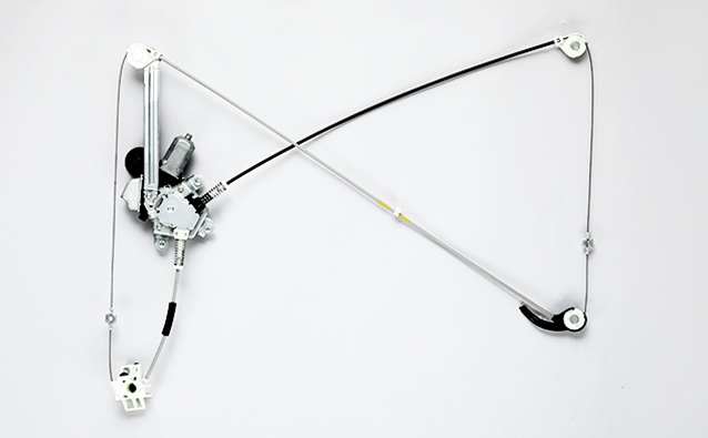 Guideless window regulator